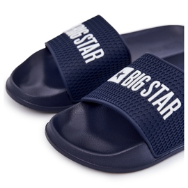 Herrenhausschuhe Big Star JJ174507 Marineblau navy blau 1