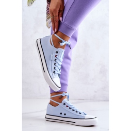 Damen Low Sneakers Big Star JJ274A004 Blau 2