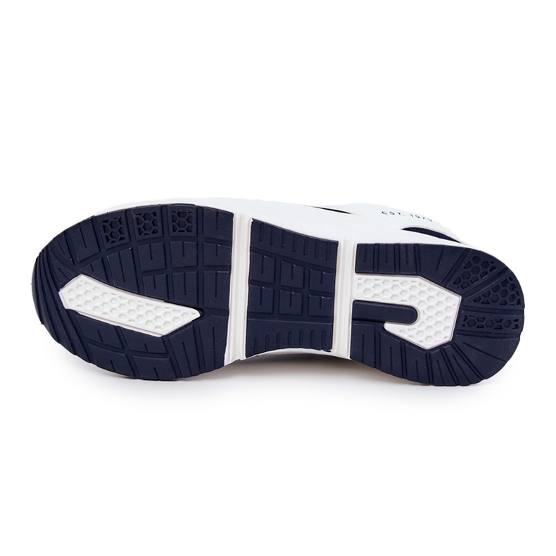 Herren Sportschuhe Sneakers Big Star JJ174399 Weiß und Marineblau 2