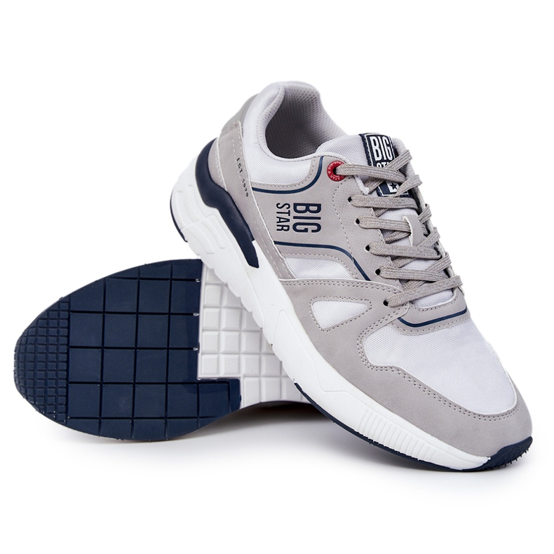 Herren Sneakers Big Star JJ174276 Grau 1