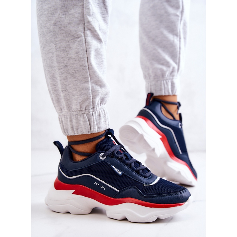 Sportschuhe für Damen Big Star JJ274A117 Marineblau 2