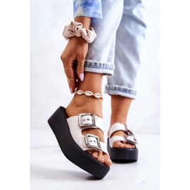 Duftende ZAXY HH285181 Weiß-Schwarze Gummihausschuhe 1