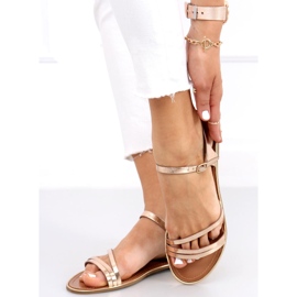 Damensandalen von Dana Champagne rosa 1