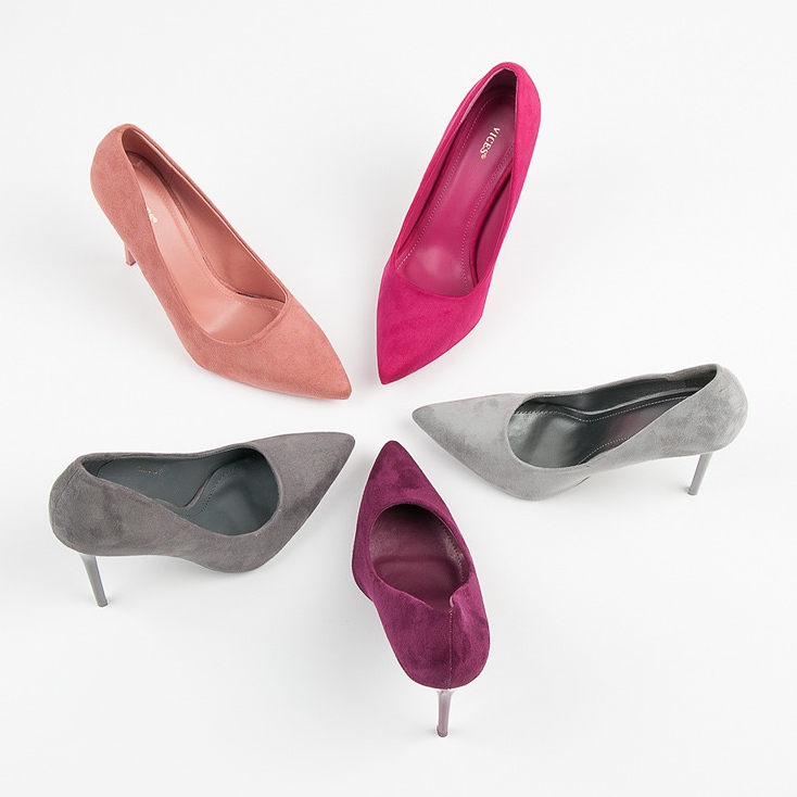 VICES Wildleder-Heels rosa 1