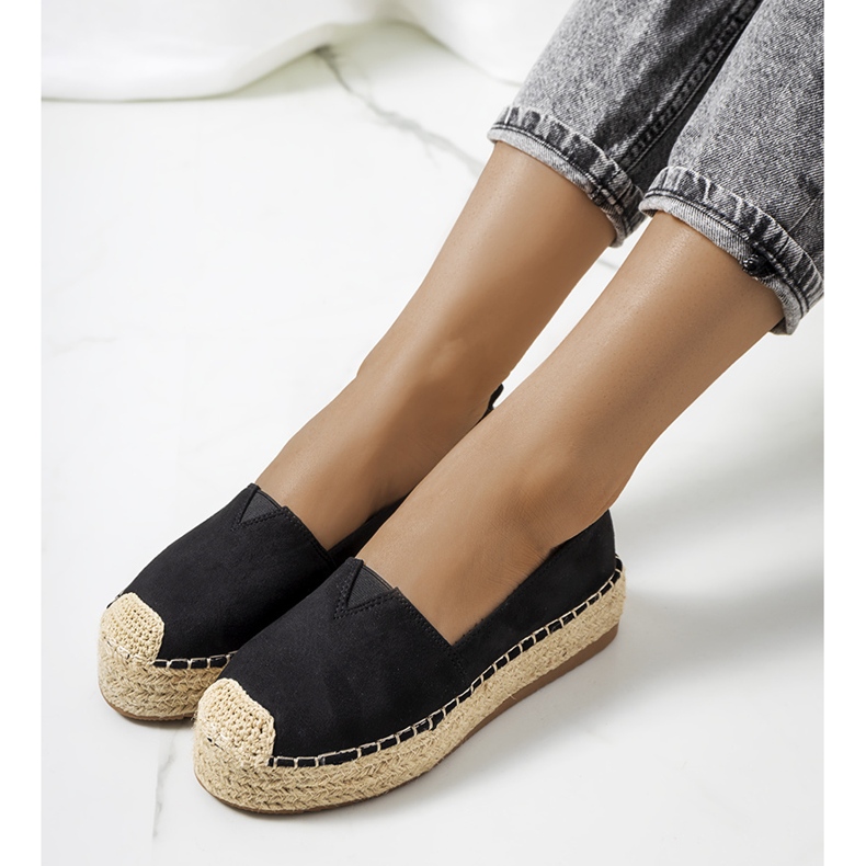 Schwarze Damen-Espadrilles von Rhianne 1