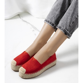 Rote Espadrilles für Damen von Rhianne 1
