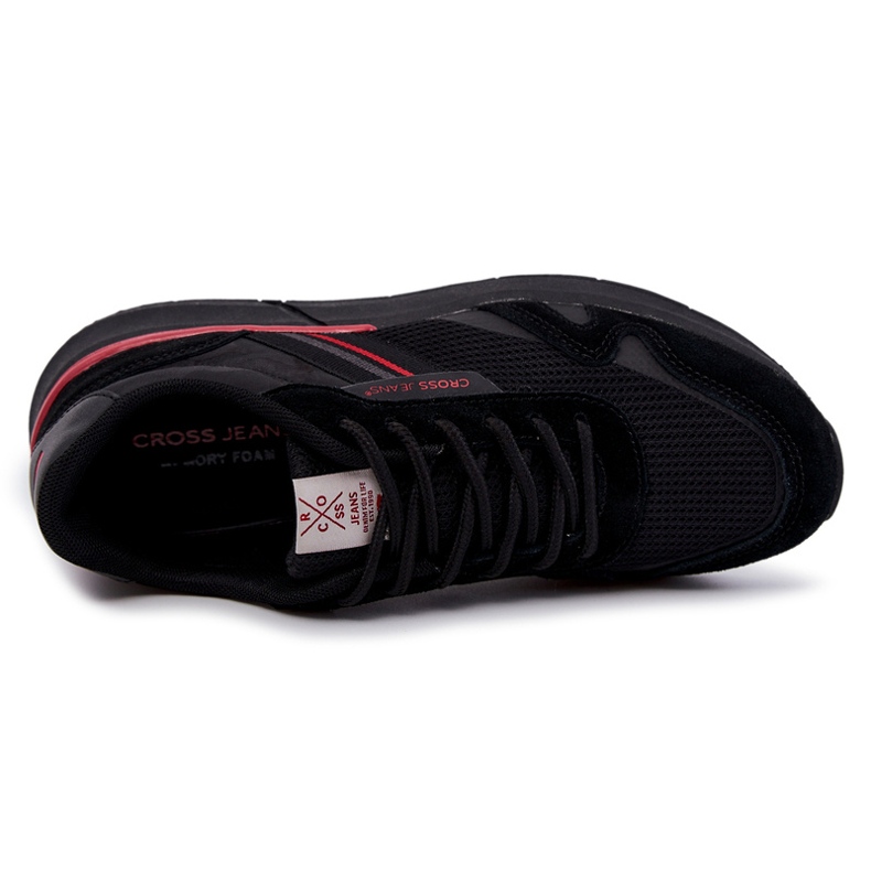 Herren Sportschuhe Sneakers Cross Jeans JJ1R4016C Schwarz 1