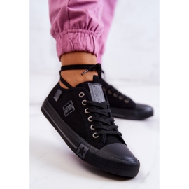 Klassische Low Sneakers Big Star JJ274257 Schwarz 2