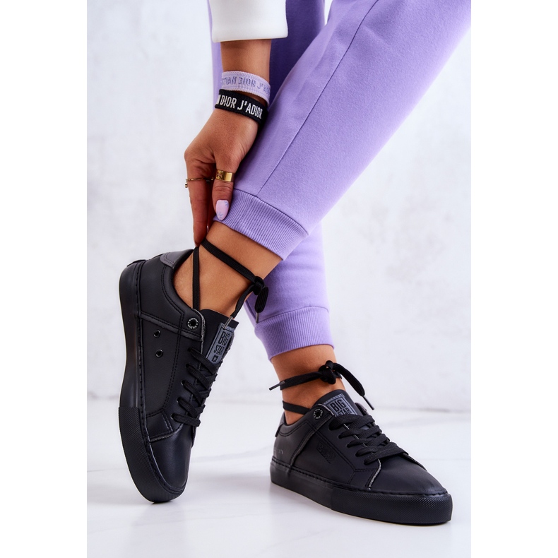 Lederturnschuhe Big Star JJ274214 Schwarz 2