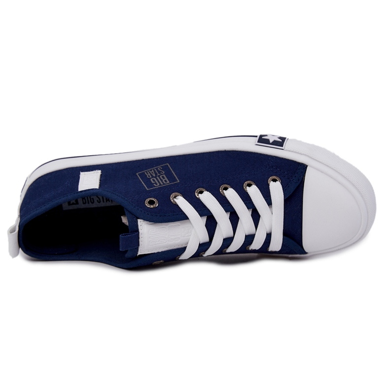 Herren Low Sneakers Big Star JJ174138 Marineblau navy blau 1