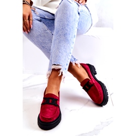 PL5 Wildleder-Loafer mit La.Fi-Dekoration Fuchsia Laurene rot rosa blau 4