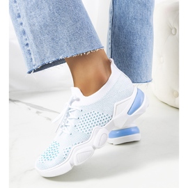 Sportschuhe Daniela in Weiß und Blau 2