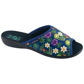 Hausschuhe Hausschuhe Kiwi Adanex DIK2 Tęg. G1 / 2 26061 Marineblau lila mehrfarbig grün 1