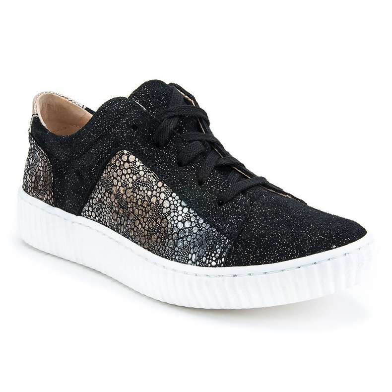 Filippo 480S Schuhe Schwarz Gold golden 1