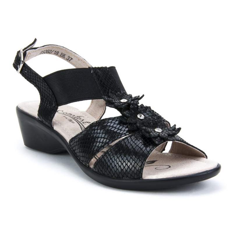 Filippo DS062 / 18 Bk schwarze Sandalen 1