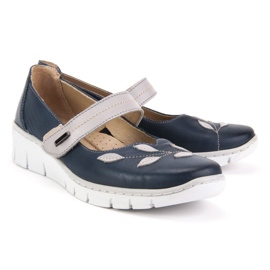 Schuhe Filippo 341 Marineblau 2