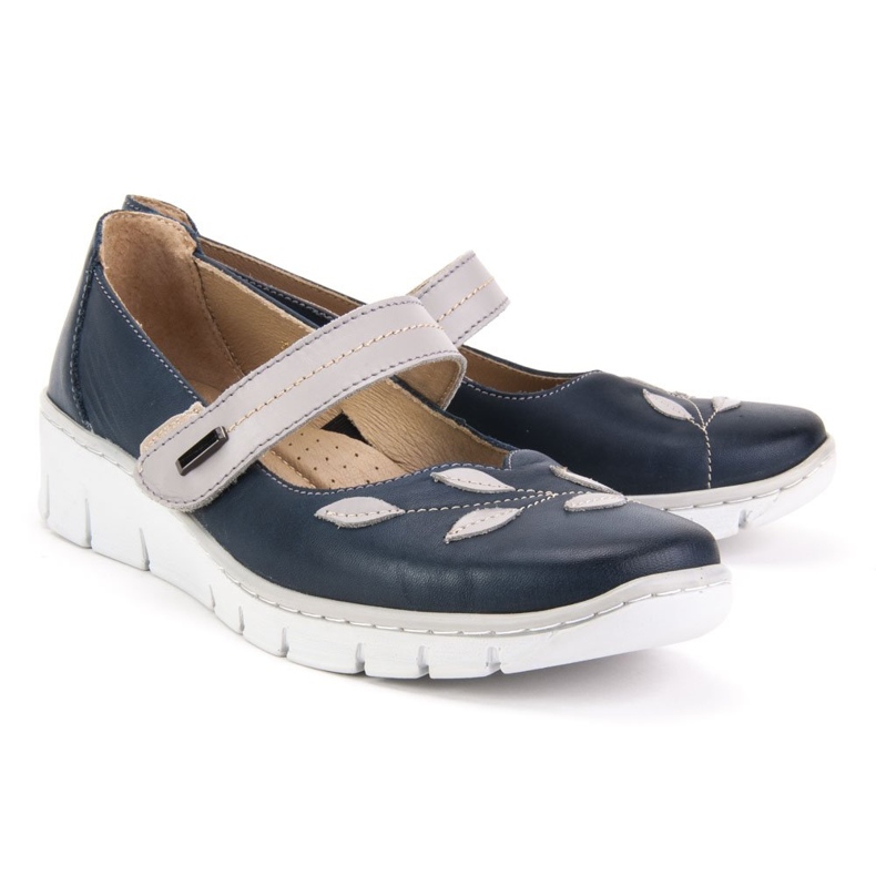 Schuhe Filippo 341 Marineblau 2