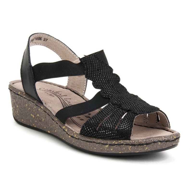 Filippo DS056 / 18 Bk Schwarze Sandalen 1