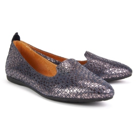 Lordsy Ballerina Filippo H30-324 marineblau silber 2