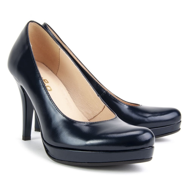 Filippo 747 Marineblaue Pumps navy blau 2