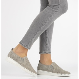 Schuhe FILIPPO DP063 / 19 Gr Grau navy blau 1