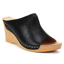 Filippo DK786 / 19 Bk Schwarze Hausschuhe 2