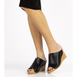 Filippo DK786 / 19 Bk Schwarze Hausschuhe 1