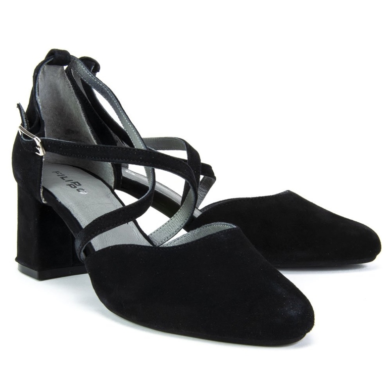Filippo 04070-01 / 22-1 Schwarze Pumps 2