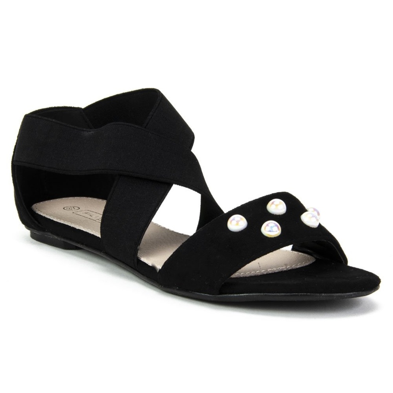 Filippo DS779 / 19 Bk schwarze Sandalen 1