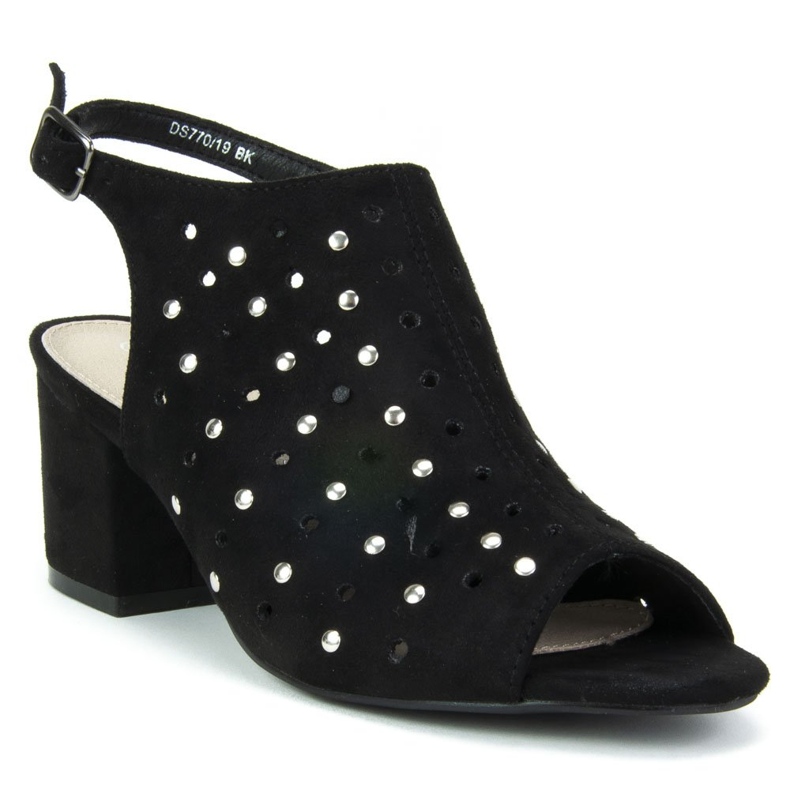 Filippo DS770 / 19 Bk Schwarze Sandalen 1