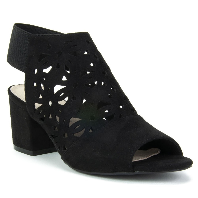 Filippo DS771 / 19 Bk Schwarze Sandalen 1