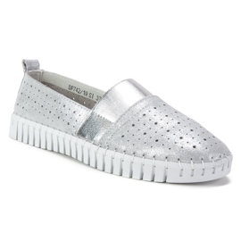 Filippo DP742 / 19 Si Silberne Schuhe 1