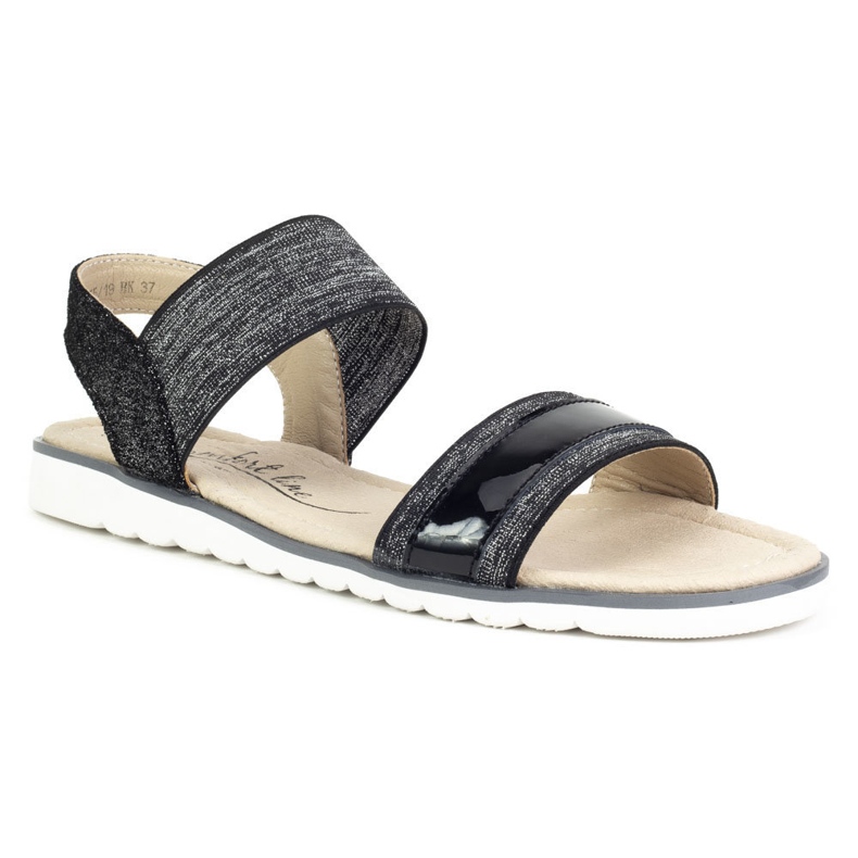 Ledersandalen Filippo DS755 / 19 Bk schwarz 1
