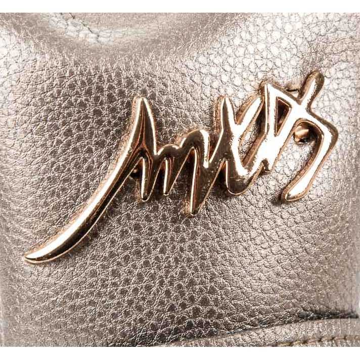 Hohe Turnschuhe mit Klettverschluss grau gelb mehrfarbig 1