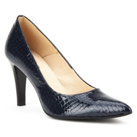 Shuttles Filippo F155 Granat Krokodil navy blau 1