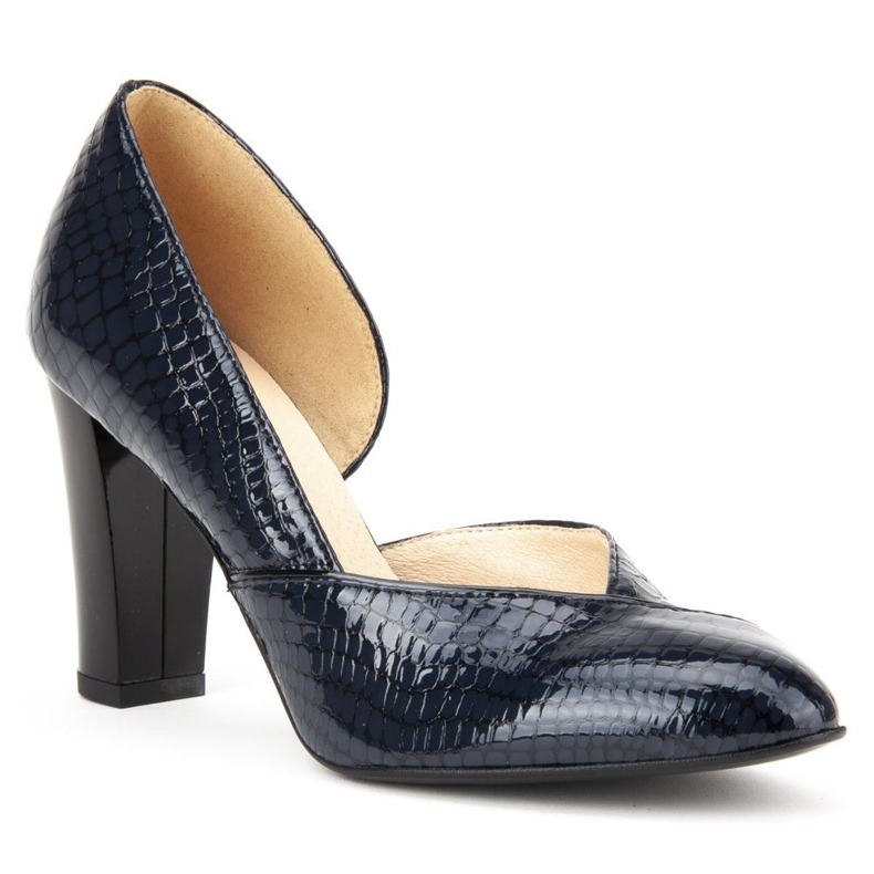 Shuttles Filippo F280 Granat Krokodil navy blau 1