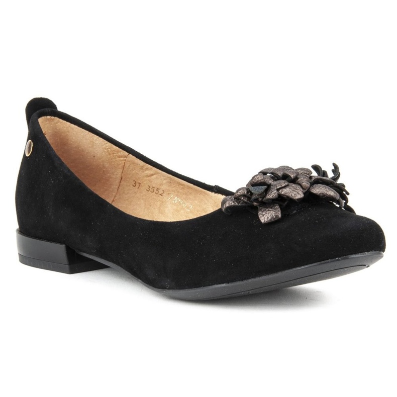 Filippo 03552-62 / 00-5 Ballerinas Schwarz plus Kupfer 1