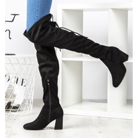 Filippo DKZ1029 / 19 Bk Schwarze Stiefel silber- grau 2