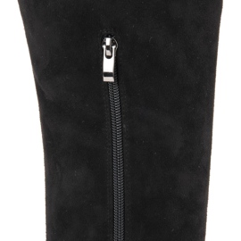 Filippo DKZ1029 / 19 Bk Schwarze Stiefel silber- grau 1