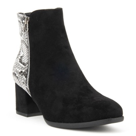 Filippo DBT977 / 19 Bk Gr Schwarz Graue Stiefel 1