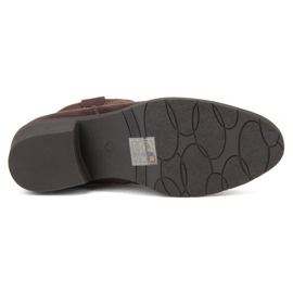 Dunkelbraune Filippo DBT1046 / 19 Dbr Stiefel beige 1