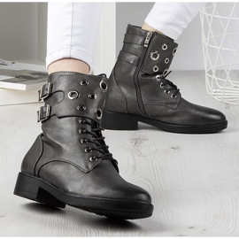 Filippo DBT1015 / 19 Gr Graue Stiefel 2