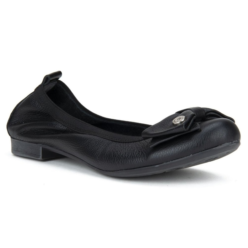 Filippo 477 Black Grain Ballerinas schwarz 1
