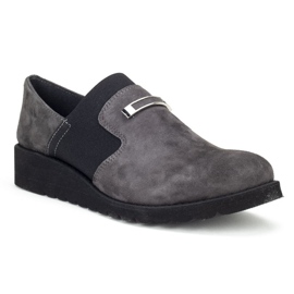 Filippo 010 graue Wildlederschuhe 1