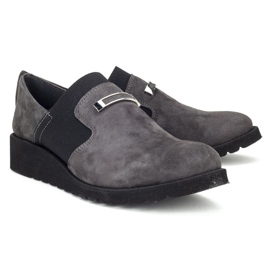 Filippo 010 graue Wildlederschuhe 2