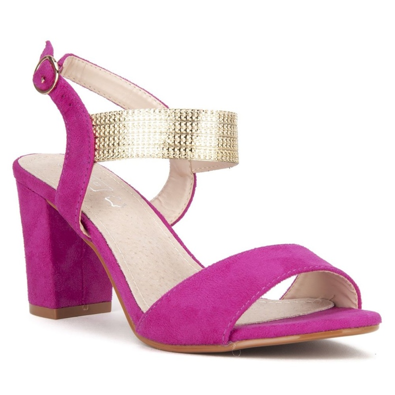 Sandaletten mit hohem Absatz Filippo DS817 / 20 Fh rosa 2