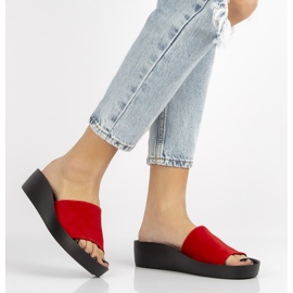 Lederhausschuhe Filippo DK1220 / 20 Rd rot 1