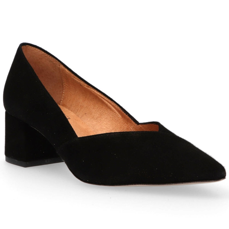 Filippo 1410 Schwarze Wildlederschuhe 1