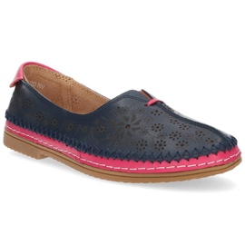 Lederschuhe Filippo DP1224 / 20 Nv marineblau 2