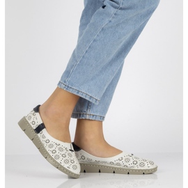 Lederschuhe Filippo DP1339 / 20 Wh weiß 1